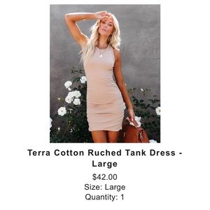 Dress ordered from Vici